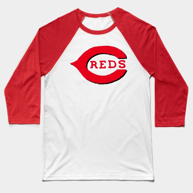 Cincinnati Reeeeds Baseball T-Shirt by Very Simple Graph